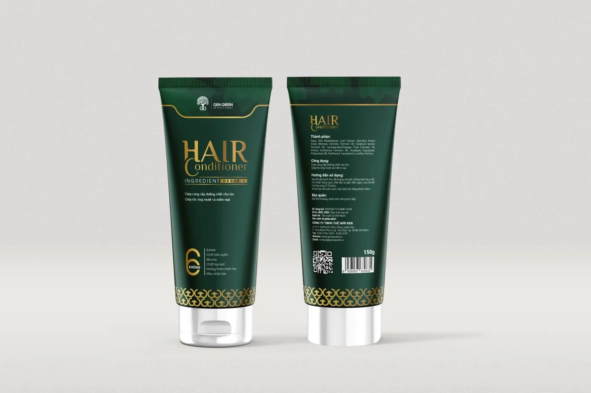 thiết kế bao bì gen green 