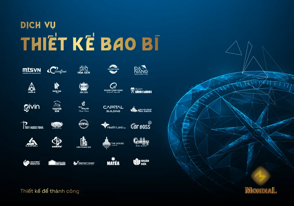 Dịch vụ thiết kế bao bì tại MondiaL