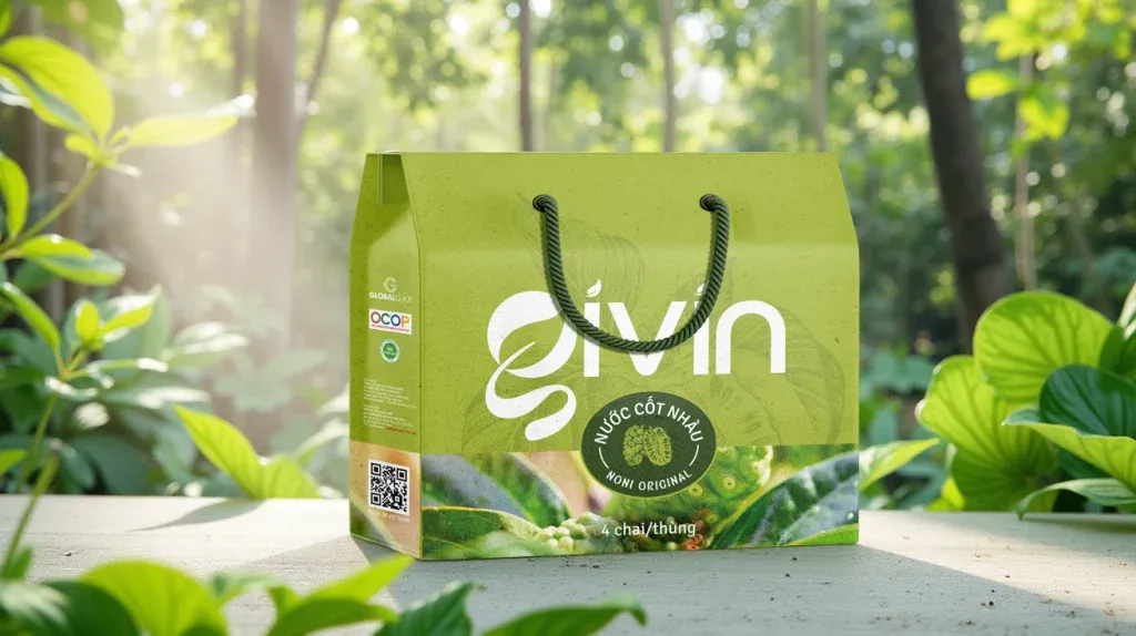 Dự án Thiết kế hộp quà tặng nước cốt nhàu